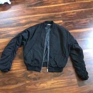 Lily Loves black bomber jacket (6)